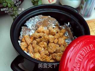 砂锅烤鸡米花的做法步骤:12