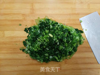 虾皮小白菜团子的做法步骤:6