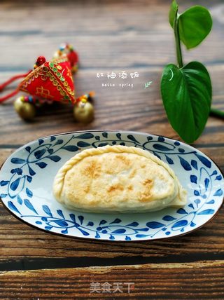 韭菜鸡蛋虾皮盒子的做法步骤:16