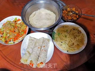 烙春饼的做法步骤:10