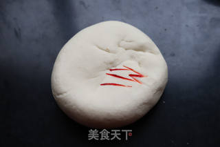 玫瑰花馒头的做法步骤:3