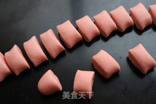玫瑰花馒头的做法步骤:5