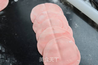 玫瑰花馒头的做法步骤:7