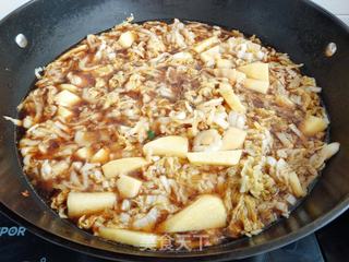 东北酸菜炖肉的做法步骤:7