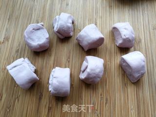 紫薯蜜豆包的做法步骤:7