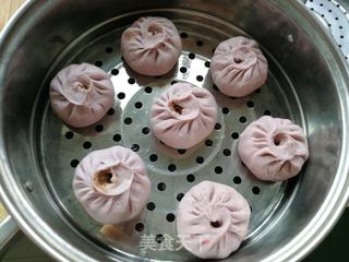 紫薯蜜豆包的做法步骤:10