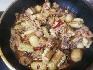 小土豆炖鸡块的做法步骤:16