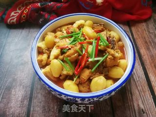 小土豆炖鸡块的做法步骤:19