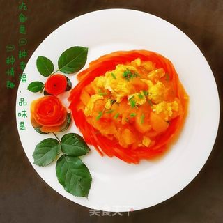 西红柿?炒鸡蛋的做法步骤:13