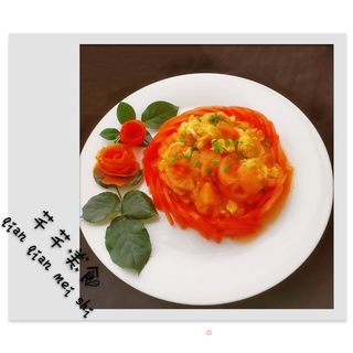 西红柿?炒鸡蛋的做法步骤:14