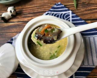 小米海参粥的做法步骤:14