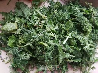 迷迷蒿蒸菜籽苗的做法步骤:3