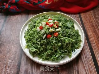 迷迷蒿蒸菜籽苗的做法步骤：11