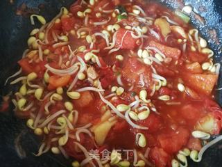 黄豆芽蒸卤面的做法步骤:14