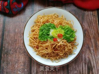 黄豆芽蒸卤面的做法步骤:21