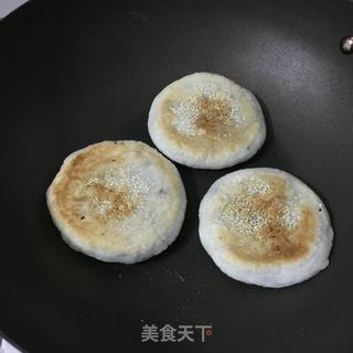 芝麻紫薯煎饼的做法步骤：10