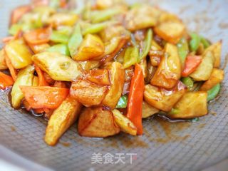 东北名菜地三鲜的做法步骤:17