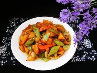 东北名菜地三鲜的做法步骤:18