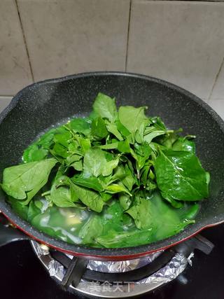 枸杞叶鸡蛋汤的做法步骤:8