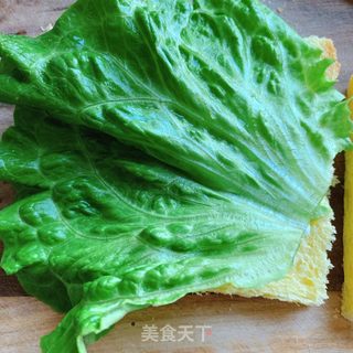 #简易火腿三明治的做法图解10