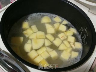 苹果莲子粥的做法步骤：4