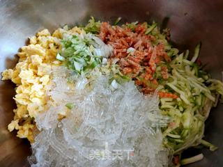 海米西葫蒸饺的做法步骤:7