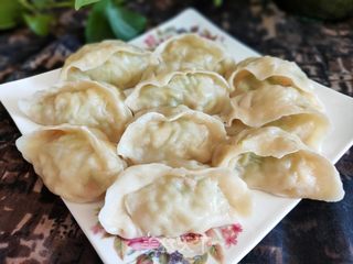 海米西葫蒸饺的做法步骤:13