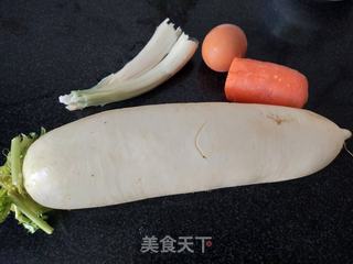 白萝卜丸子的做法步骤：1