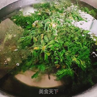 荠菜蒸包的做法步骤:7
