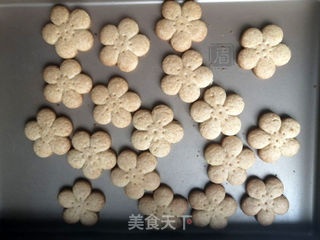 奶香花朵小饼干的做法步骤:12