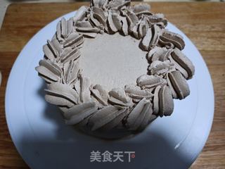 摩卡咸奶油蛋糕的做法步骤:8