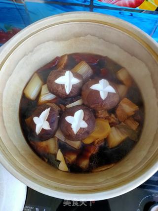 香菇卤肉的做法步骤:13