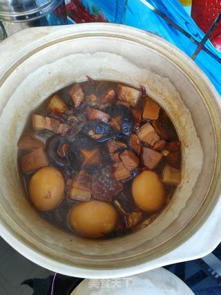 香菇卤肉的做法步骤:16