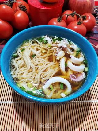 鱿鱼伊面的做法步骤:10