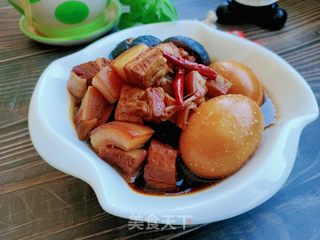 西蓝花卤肉汤面的做法步骤:2