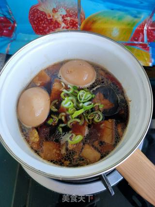 西蓝花卤肉汤面的做法步骤:9