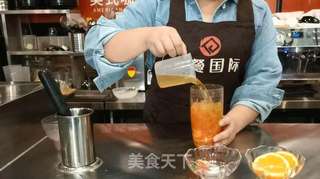 喜茶同款|橙香草莓果茶的做法步骤:8