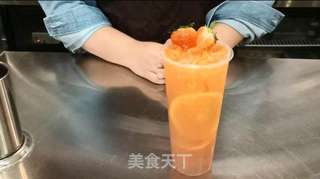 喜茶同款|橙香草莓果茶的做法步骤:11