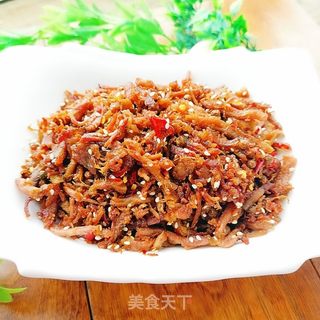 灯影牛肉丝的做法步骤:11