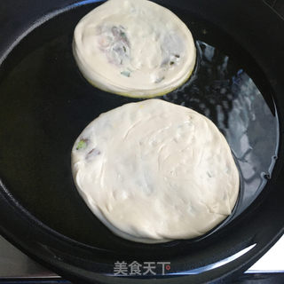 香煎鲜肉饼的做法步骤：13