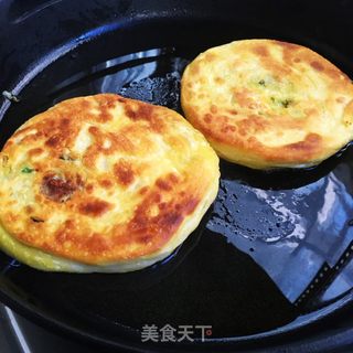 香煎鲜肉饼的做法步骤：16