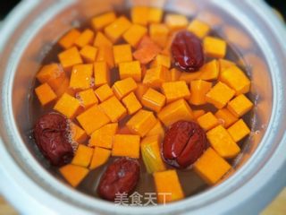 大麦南瓜粥的做法步骤:8