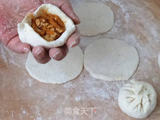 鸡蛋倭瓜馅蒸包的做法步骤:6
