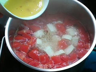 洋葱虾仁豆腐汤的做法步骤:7