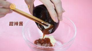 甜辣沙司烤青口的做法步骤:3