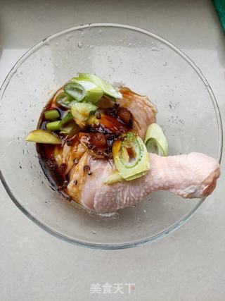 香烤鸡腿的做法步骤:2