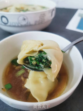 荠菜鲜肉馄饨的做法步骤:16