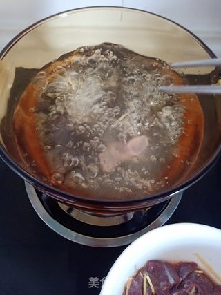 猪肝瘦肉芫西汤的做法步骤:5
