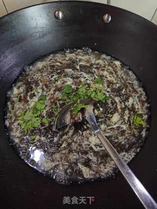 紫菜蛋花汤的做法步骤:9