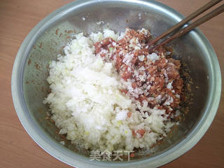 双色猪肉白菜馅水饺的做法步骤:6